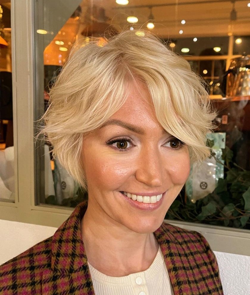 Pretty Pixie-Bob with Layered Bangs